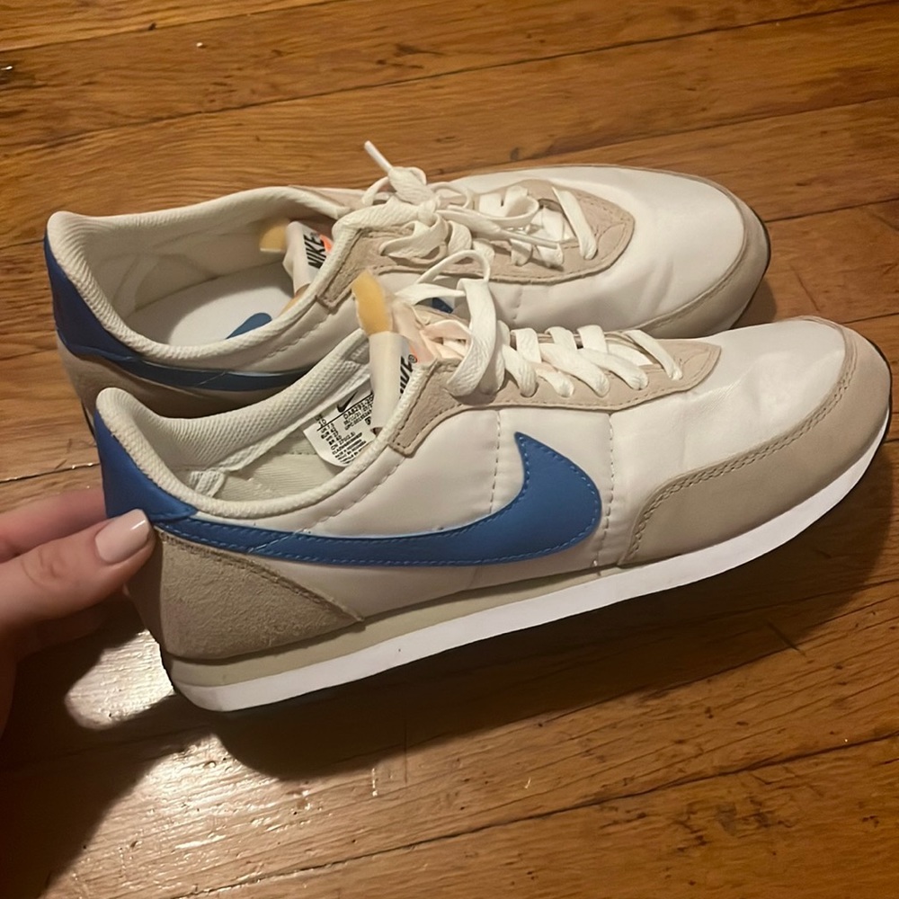 NIKE WAFFLE TRAINER 2 WOMENS 'SAIL BONE BLUE'